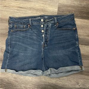 Five Inch Jean Shorts